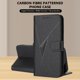 thumbnail image 4 of Funda Cartera Fibra de Carbono para iPhone 16e con Soporte y Cierre Magnético Negro, 4 of 6