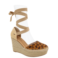 Danicolle Calzado - Sandalia Con Amarre Café Danicolle