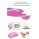 thumbnail image 5 of Set de reposamuñecas ABRONDA de gel para teclado y ratón, rosa, 40 × 5,5 × 2 cm, 5 of 6