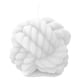 thumbnail image 1 of Vela Aromática Nudo Cuerda 7cm x 7cm Color Blanco, 1 of 3