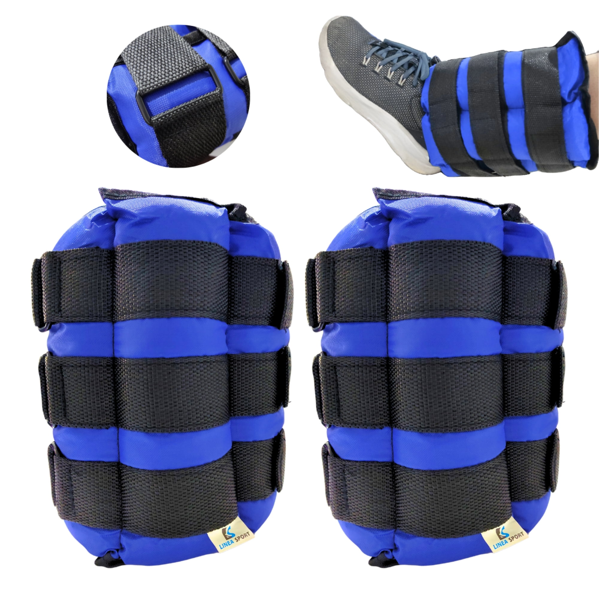 Linea Sport - Par De Pesas Tobillera/muñeca 4 Kg C/u (total 8kg El Par)