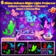 thumbnail image 3 of Proyector de luz nocturna, juguetes de unicornio y sirena para niñas de 4 a 6 años, 3 of 6