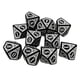 thumbnail image 3 of 10x Juego De Dados Poliédricos Juego De Juguetes De Barra Dados Para Juegos De Cartas Juegos De Rol Blanco, 3 of 5