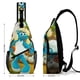 thumbnail image 2 of Los Pitufos Riñonera Bandolera con Estampado Integral para Hombres y Mujeres, Bolso Cruzado Gráfico de Tendencia, Mochila de Hombro Streetwear para Ciclismo y Deportes, Riñonera Versátil Casual, 2 of 6