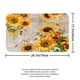 thumbnail image 1 of 1pc Sunflower & Bee Bathroom Set - Anti-Slip Bath Mat, Shower Curtain, and Toilet Cover - Flowers Pattern Bathroom Accessories for a Cozy and Inviting Bathroom Decor, 1 of 5