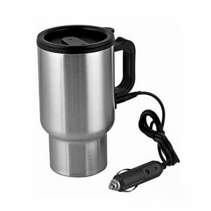 Disparo - Vaso Auto Eléctrico 16Cm Calentador Gris Taza Viaje