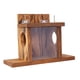 thumbnail image 1 of Comedero Exterior De Madera Para Ardillas, Estable Con Techo Superior Para árboles De Patio Trasero Al Aire Libre, 1 of 3