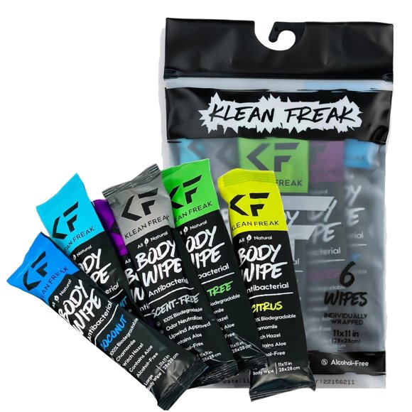 Toallitas limpiadoras Klean Freak - Pack mixto de 6 unidades