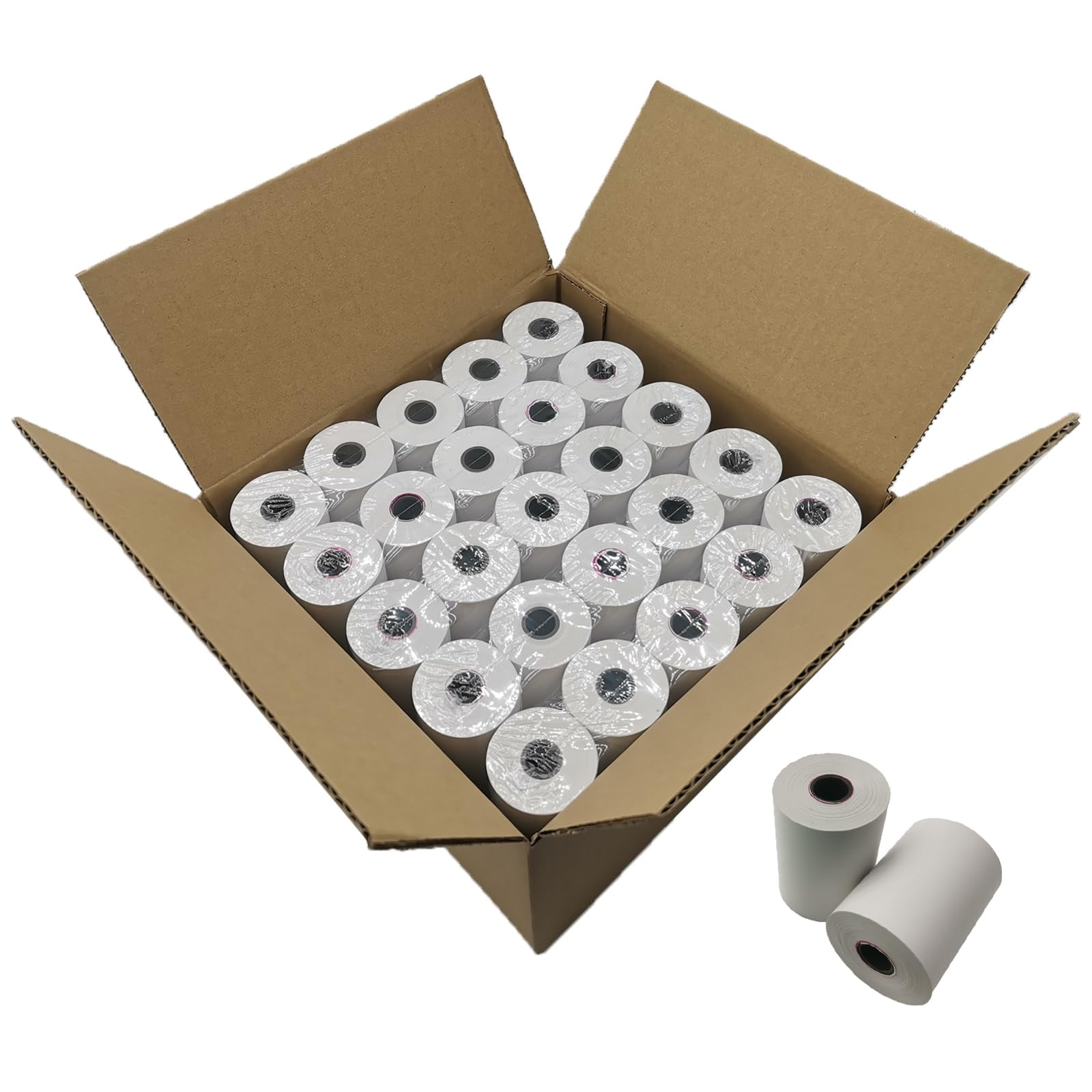 Bigger - Rollos De Papel Térmico Más Grandes De 2,25 X 26 M Sin Bpa (50 Rollos)
