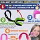 thumbnail image 2 of Protector bucal juvenil Oral Mart con correa negro/verde, 2 of 8