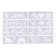 thumbnail image 2 of 8 Plantillas De Plantillas De Dibujo De Diario De Estilo Set Scrapbooking Tarjeta De Bricolaje Flores, 2 of 5