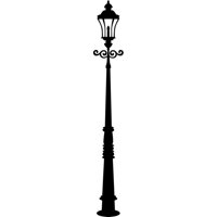 Rienda Libre Graphics - Decomural Lamppost Light Ws-46806