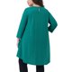 thumbnail image 3 of Blusa de Día de San Patricio para Mujer de Talla Grande de Agnes Orinda, Dobladillo Alto Bajo, Cuello Redondo, Manga 3/4, Top Casual Túnica 1X Verde, 3 of 6