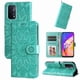 thumbnail image 5 of Funda tipo cartera FOXDOCK para OPPO A74 5G , diseño girasol en relieve, cuero PU, cierre magnético, soporte y tarjetero, 5 of 5