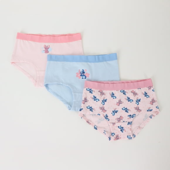 Tripack Calzón Niña Rosado Flores Lilo & Stitch Disney