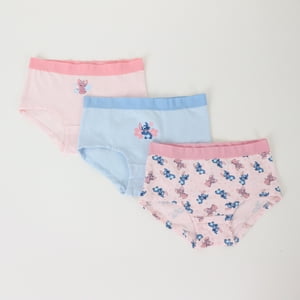 Tripack Calzón Niña Rosado Flores Lilo & Stitch Disney