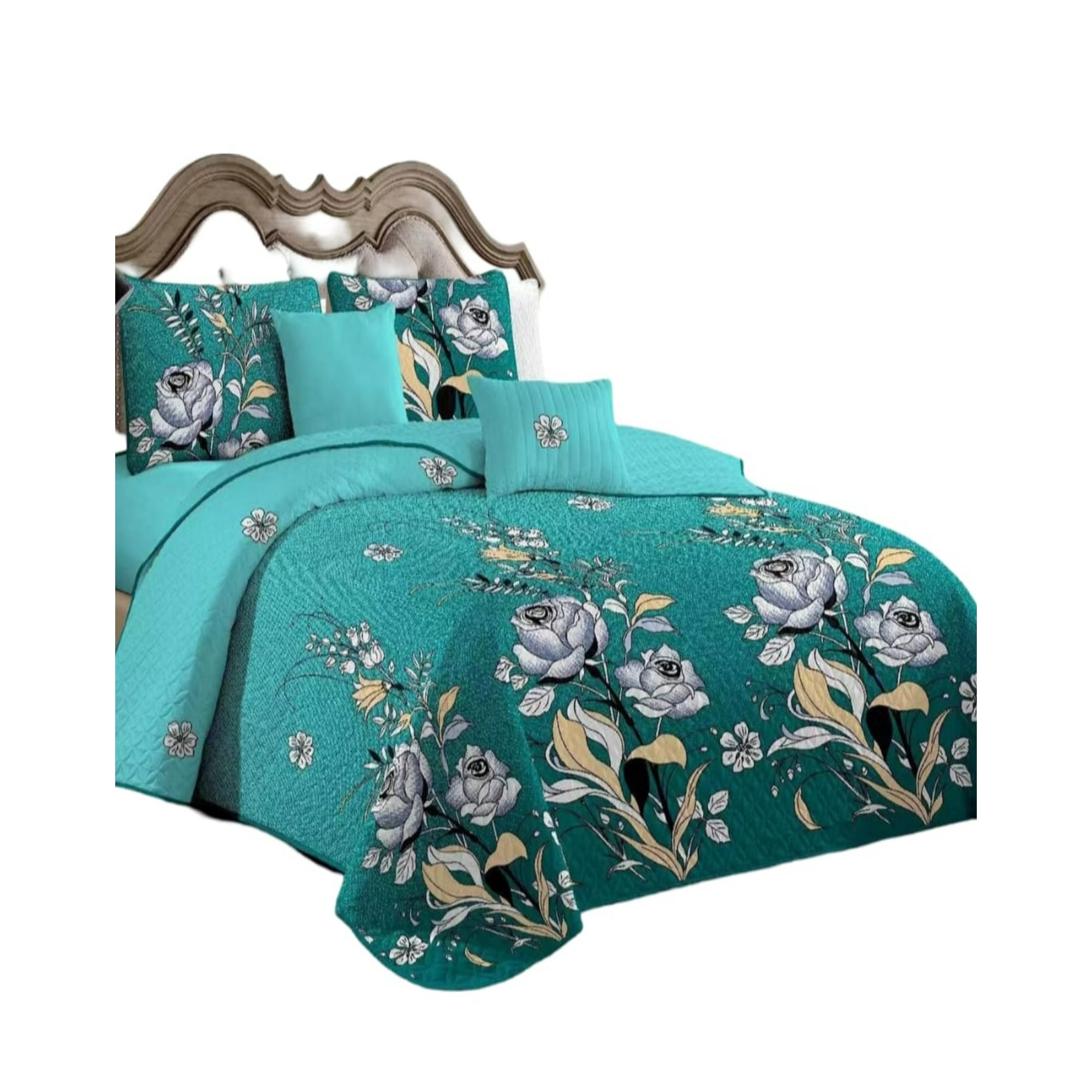 Genérico - Cubrecama Quilt Verano 2 Plazas + 2 Fundas Almohada D8