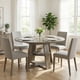 thumbnail image 2 of 43.3in-59in Extendable Round Dining Table for 4-8,Modern Kitchen Oval Dining Table with Removable Leaves Space Saving,Wood Base with Storage Shelf for Kitchen Living Room (Wood Color), 2 of 3