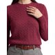 thumbnail image 5 of INSPIRE CHIC Suéter de Mujer Cuello Redondo de Punto de Manga Larga Dobladillo Elástico Capa Base Otoño Invierno Casual Top de Punto Acanalado XL Rojo, 5 of 6
