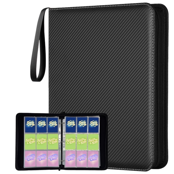 Carpeta para tarjetas coleccionables BOMOKS con capacidad para 1080 tarjetas con fundas