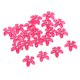 thumbnail image 4 of 20 flores Flatback Button Rhinestone adornos para boda rosa roja, 4 of 5