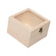 thumbnail image 3 of Caja De Almacenamiento De Madera, Manualidad Para Regalo Artesanal, Caja De Recuerdo Para Regalo De Dama De Honor, Decoración, Tapa De Cristal, 18x18x12cm, 3 of 5