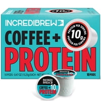 Café Incredibrew, Apto Para Cetogénicos, Tostado Medio Oscuro, 10 Cápsulas