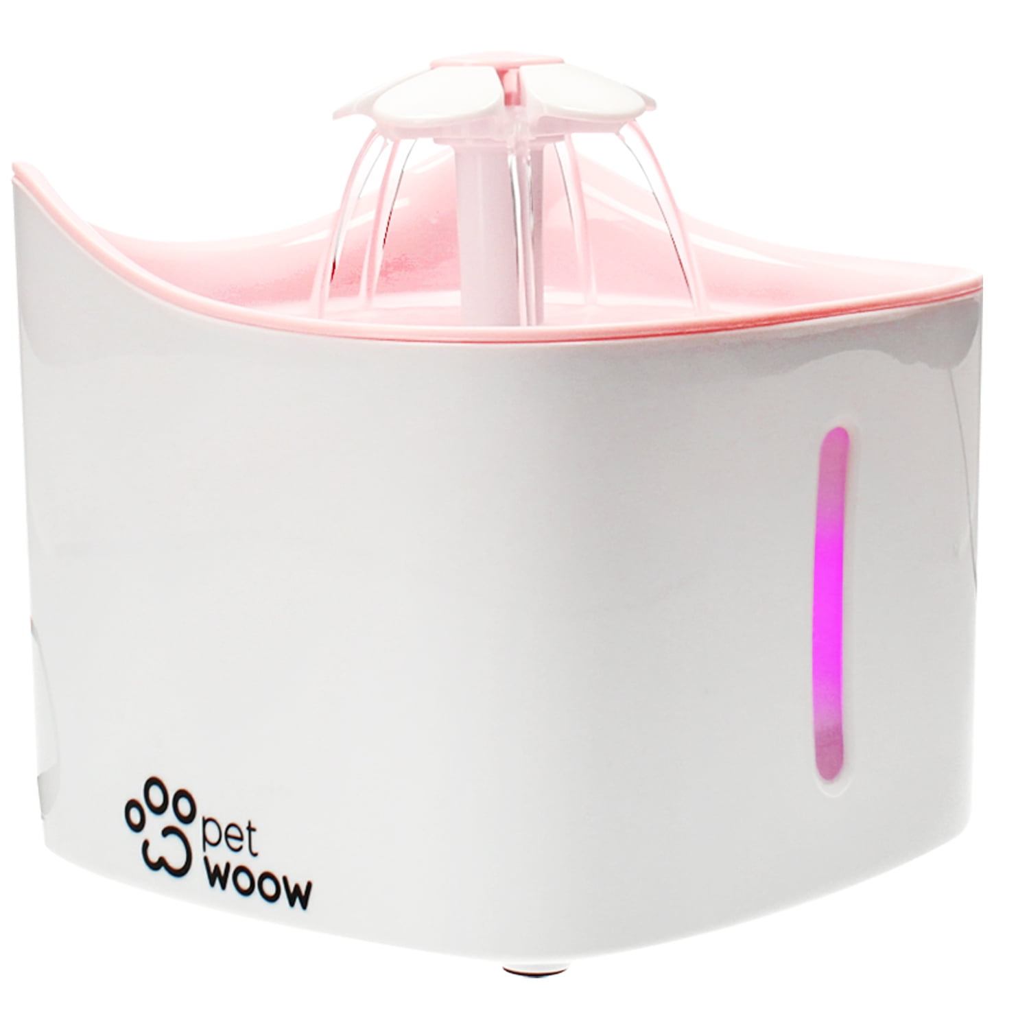 Petwoow - Dispensador Agua Mascotas 2l Rosado