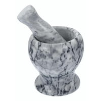Oem - Mortero De Cocina Korintio Mortero Mármol De Mármol Color Blanco/Gris