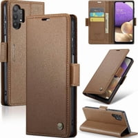Caseme Tipo Cartera Samsung Galaxy M32 5G Con Cierre Magnético, Rfid, Tarjetero, Soporte, Carga Inalámbrica