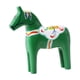 thumbnail image 4 of Adorno De Caballo Dala De Madera, Pintura A Color Para Coleccionar, Decoración Del Hogar, Recuerdo Verde, 4 of 5