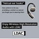 thumbnail image 4 of Auriculares AVIOT TE-H1 Open-Ear Hi-Res LDAC Silver, 4 of 6