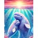 thumbnail image 1 of Kit de Arte con Diamantes DIAMOND ART CLUB Beluga Embrace, 1 of 8