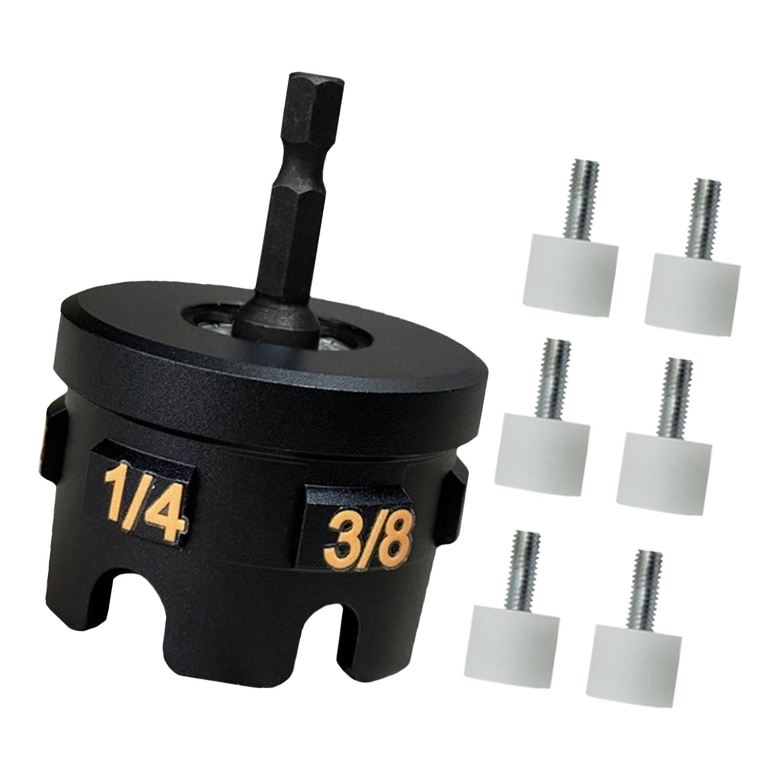 Ioensy - Accesorio Para Taladro Con Tuercas Atornilladoras, Herramienta Para Fontaneros Y Electricistas, Con Vástago Hexagonal.