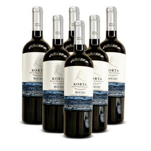 Korta - Vino Selected Merlot, 6 Unidades