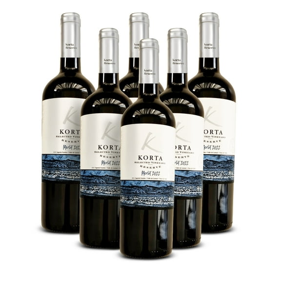 Vino Selected Merlot, 6 unidades