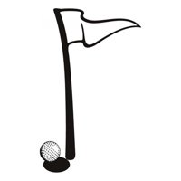 Rienda Libre Graphics - Decomural Golf Flag Golf Ball Ws-15361