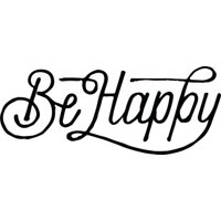 Rienda Libre Graphics - Decomural Be Happy Inspirational Ws-46402