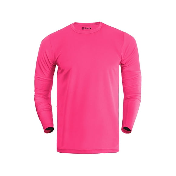 Polera Manga Larga Deportiva Dryfit Talla L Fucsia