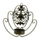 thumbnail image 3 of Candelero Montado En La Pared De Hierro Candelero Decoración Para El Hogar Patrón Negro, 3 of 3