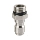 thumbnail image 4 of Conector De Liberación Rápida De 1/4 De Acero Inoxidable Resistente Para Postes De Extensión, Mangueras, Rosca Macho, 4 of 5
