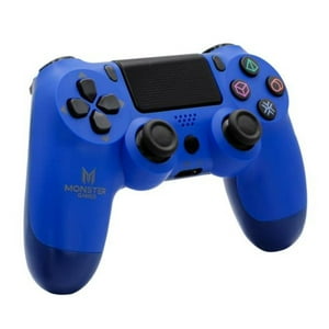 Monster Games - Joystick Ps4 Bluetooth D-Shock P4 Azul