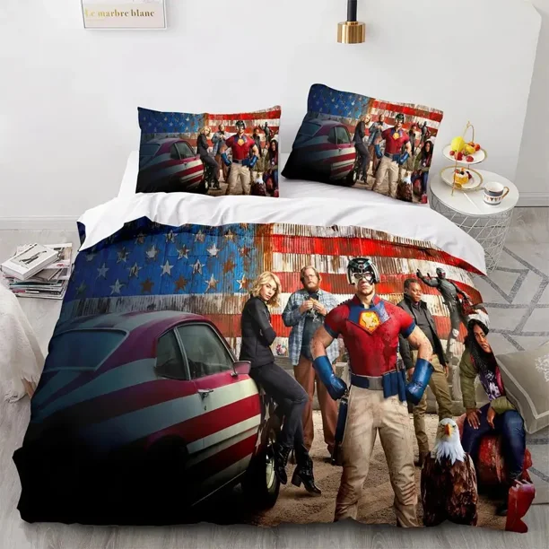 Peacemaker Bedding Set Duvet Cover Bed Set Quilt Cover Pillowcase Comforter Boys Adult Bedding Set Bed Sheets