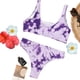 thumbnail image 1 of Conjunto de Bikini Tie Dye Morado violeta M, 1 of 4