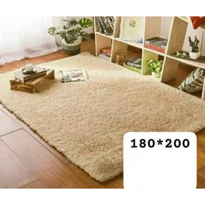 Mundo Shopping - Alfombras Peludas 180X200 Cm Color Beige