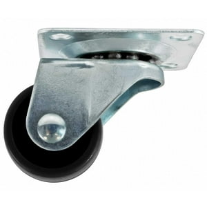 Gen - 4X Rueda Mueble Carro Giratoria 2.5 Zincada 25Mm Placa Multicolor