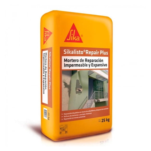 SIKALISTO REPAIR PLUS - Mortero de Reparación expansivo, Sac 25Kg