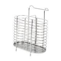 Magideal - Soporte Para Palillos, Escurridor De Cubiertos De Metal Para Pared, Organizador De Cubiertos De Cocina, Organizador De Utensilios, Decoración Moderna