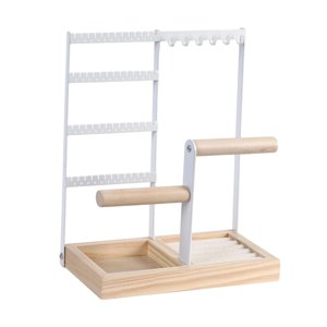 Ioensy - El Soporte De Exhibición Multi De La Joyería De Las Capas Cuelga La Difusión Viva Del Estante Del Pendiente