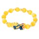 thumbnail image 1 of Chino Feng Shui Obsidian Bead Pixiu Charms Pulsera Joyería Amarillo, 1 of 5